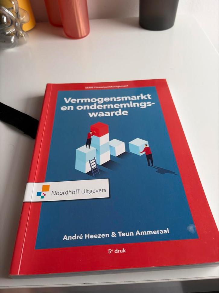 Vermogensmarkt en ondernemingswaarde - Heezan & Ammeraal, Boeken, Studieboeken en Cursussen, Zo goed als nieuw, HBO, Beta, Ophalen of Verzenden