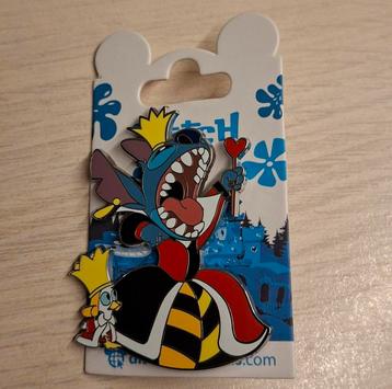 Stitch Hartenkoningin pin - Disneyland Parijs (nieuw) beschikbaar voor biedingen