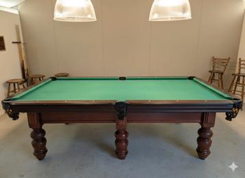 Luxe 9ft Pooltafel, Leisteen,Massief Hout, Super aramith pro beschikbaar voor biedingen