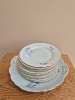 Jebonro 12 delig servies handgeschilderd met gouden bies, Antiek en Kunst, Antiek | Servies los, Ophalen of Verzenden
