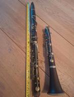 Antieke Klarinet + Muziekboekje Klingson, Ophalen of Verzenden, Gebruikt, Hout