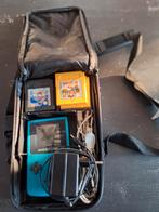 Game Boy Color + Spellen + Tas, Spelcomputers en Games, Avontuur en Actie, Gebruikt, 1 speler, Ophalen of Verzenden