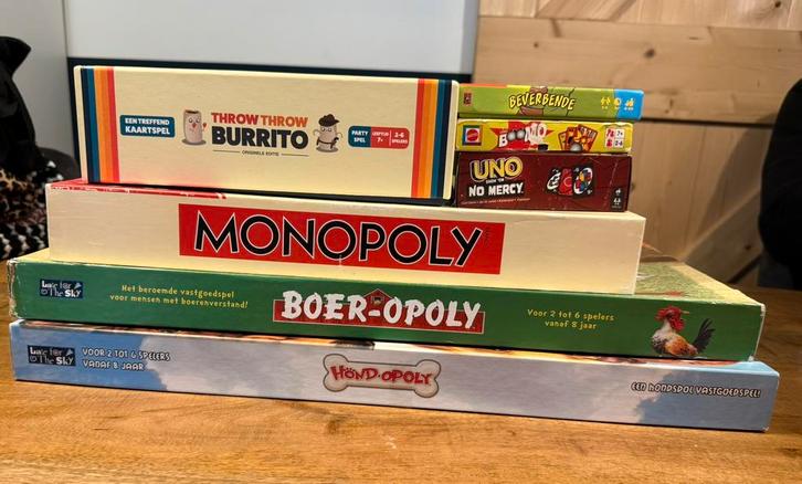 Heel veel gezelschapsspelen, Hobby en Vrije tijd, Gezelschapsspellen | Bordspellen, Zo goed als nieuw, Ophalen of Verzenden
