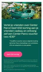 Center parcs, Kortingsbon, Bungalowpark