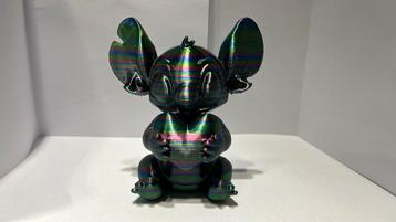 Stitch met hart 3d print regenboog kleuren beschikbaar voor biedingen