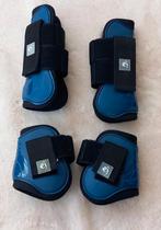 Blauw peesbeschermers cob, Dieren en Toebehoren, Paarden en Pony's | Beschermers, Ophalen, Zo goed als nieuw, Springen