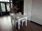 Wit Houten Eettafel €50, Huis en Inrichting, Tafels | Eettafels, Ophalen, Gebruikt, 50 tot 100 cm, 150 tot 200 cm