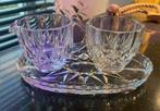 Glazen suiker en melk 3 delig setje, Glas of Glazen, Ophalen of Verzenden, Overige stijlen, Glas