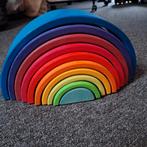 Grimms Regenboog 10-delig - weinig gebruikt, Kinderen en Baby's, Speelgoed | Houten speelgoed, Ophalen of Verzenden