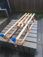 Houten Slee met trektouw, Kinderen en Baby's, Speelgoed | Buiten | Sleeën, Ophalen of Verzenden, Gebruikt