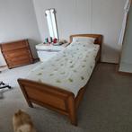 senioren bed 1 persoons, Huis en Inrichting, Slaapkamer | Bedden, Ophalen, 90 cm, Eenpersoons, Bruin