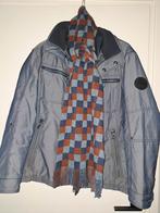 Winterjas maat 52 merk Stones met Sjaal - Stijlvol en Warm, Kleding | Heren, Maat 52/54 (L), Stones, Blauw, Ophalen of Verzenden