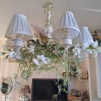 Brocante witte hanglamp, Huis en Inrichting, Ophalen, Zo goed als nieuw, Brocante / landelijk, Metaal