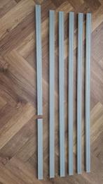 Ikea Kvartal Rails + Toebehoren - Lamelgordijnen, Doe-het-zelf en Verbouw, Metalen, Ophalen, Gebruikt, Aluminium