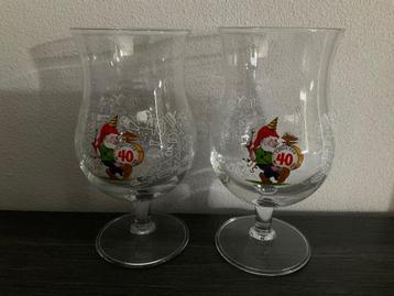 La Chouffe Bierglas 33cl ... 40 JAAR .... 2 stuks beschikbaar voor biedingen