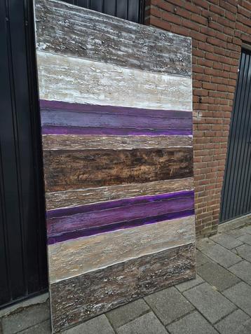 Groot Kunst Schilderij - Abstract Doek 120x2 beschikbaar voor biedingen