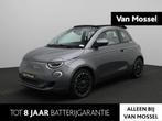 Fiat 500e C La Prima 118Pk 42 kWh | Cabrio | Android & Apple, Gebruikt, Cabriolet, 4 stoelen, Zilver of Grijs
