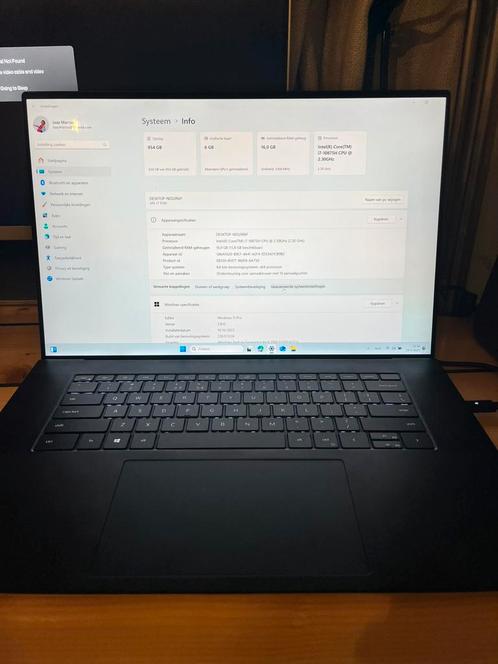 Dell XPS 17 9700 touchscreen 17” 1TB SSD 16GB ram, Computers en Software, Windows Laptops, Zo goed als nieuw, 17 inch of meer