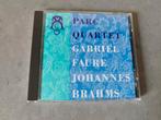 Parc Quartet - Faure en Brahms, Cd's en Dvd's, Cd's | Klassiek, Ophalen of Verzenden, Romantiek, Zo goed als nieuw, Kamermuziek