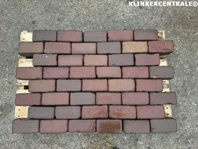 73m2 gemêleerd gebakken klinkers keiformaat broodje 10-duims, Tuin en Terras, Tegels en Klinkers, Klinkers, Keramiek, 10 m² of meer