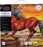 Nieuwe Crystal Art Set Paard 30 X 30 Cm., Hobby en Vrije tijd, Overige Hobby en Vrije tijd, Ophalen of Verzenden, Nieuw