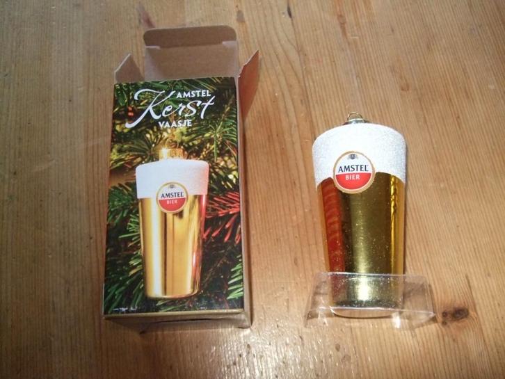 Amstel kerstvaasje / kerstbal / versiering KERST (nr.2), Verzamelen, Biermerken, Nieuw, Overige typen, Amstel, Ophalen of Verzenden
