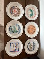 Vintage Franse Kaas Borden - Set van 6, Antiek en Kunst, Ophalen