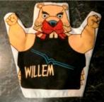 Willem Fabeltjeskrant handpop 1985 vintage, Kinderen en Baby's, Speelgoed | Knuffels en Pluche, Ophalen, Zo goed als nieuw, Overige typen