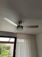 Plafond ventilator met lamp (2x), Witgoed en Apparatuur, Ventilatoren, Zo goed als nieuw, Plafondventilator, Ophalen, Ventilator met afstandsbediening