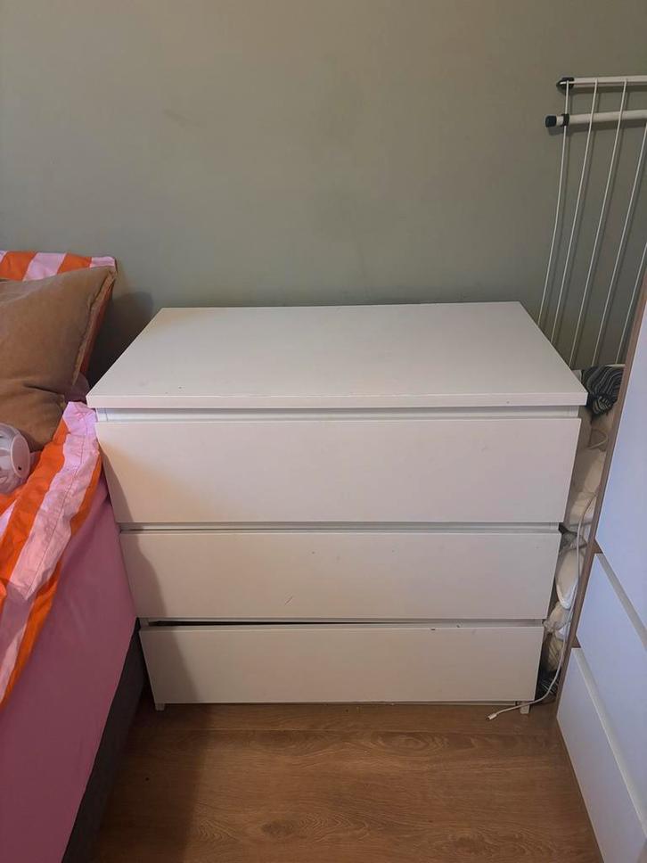 IKEA Malm ladekast - gebruikt, Huis en Inrichting, Kasten | Dressoirs, Gebruikt, 50 tot 100 cm, 25 tot 50 cm, Met lade(s), Overige materialen