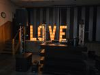 LOVE lichtletters te huur 1.25m!, Ophalen of Verzenden, Nieuw, Geboorte of Huwelijk