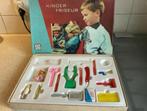 Vintage kinder kapper doos  voor de kleine kapper!, Ophalen of Verzenden