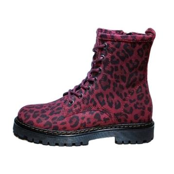 GIGA maat 36 lerenlaarsje/rits rood animal - SUPER SALE beschikbaar voor biedingen