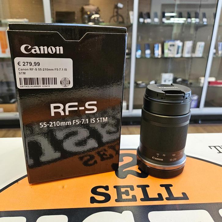 Canon RF-S 55-210mm F5-7.1 IS STM, Audio, Tv en Foto, Fotografie | Lenzen en Objectieven, Zo goed als nieuw