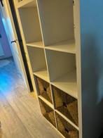 Ikea kallax kast - gebruikt - met leuke mandjes, Ophalen, Gebruikt, 50 tot 100 cm, Minder dan 100 cm