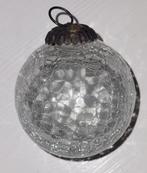 6 Vintage glazen (kerst/heksen)ballen craquelé, Ophalen