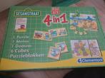 Sesamstraat edukit 4 in 1, Ophalen of Verzenden, Zo goed als nieuw, Puzzelen