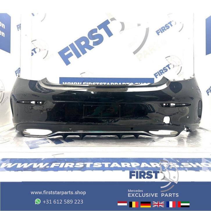C205 A205 AMG Achterbumper C Klasse coupé cabrio W205 zwart, Auto-onderdelen, Carrosserie en Plaatwerk, Bumper, Achter, Gebruikt