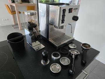 Rancilio Silvia V1 + Nemox CG LUX Espresso Set beschikbaar voor biedingen
