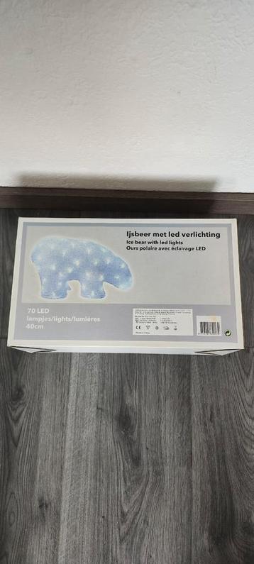 Ijsbeer met ledverlichting voor kinderkamers nachtlamp nieuw beschikbaar voor biedingen