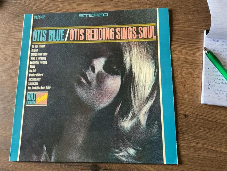 Otis Redding - Otis Blue (Volt, 1965, Stereo), Cd's en Dvd's, Vinyl | Pop, Gebruikt, 1960 tot 1980, 12 inch, Ophalen of Verzenden