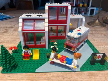 LEGO Legoland 6380 Ziekenhuis (1987) Bijna Compleet beschikbaar voor biedingen