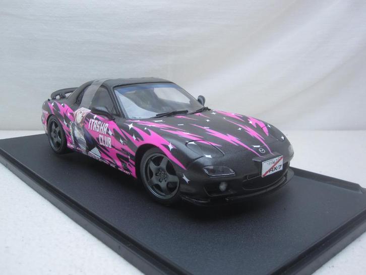 Mazda RX-7 RS FD3s 1999 Itasha Club 1:18 Solido Works, Hobby en Vrije tijd, Modelauto's | 1:18, Nieuw, Auto, Solido, Ophalen of Verzenden