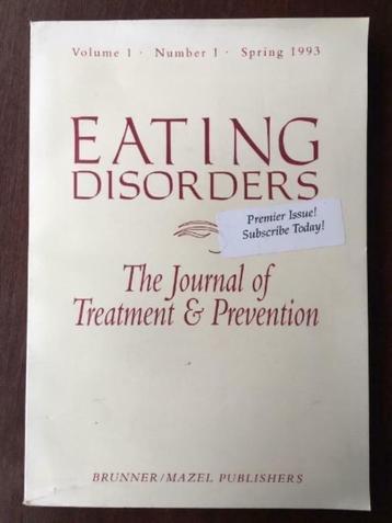 Eating disorders - The journal of treatment & prevention beschikbaar voor biedingen