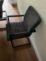 6 nette eetkamerstoelen antraciet, Ophalen, Grijs, Stof, Vijf, Zes of meer stoelen
