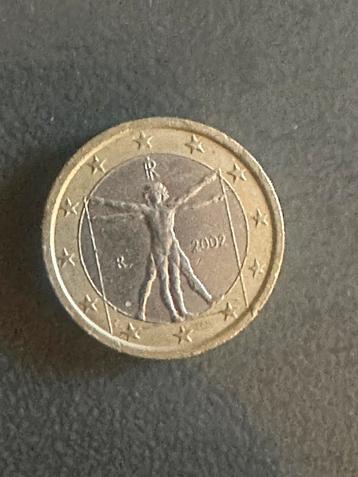 ZEER ZELDZAME Leonardo Davici 1 euro munt beschikbaar voor biedingen