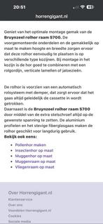 3x Bruynzeel Rolhor raam s700 103 x 155cm - Ral 9010, Hordeur, Minder dan 200 cm, Nieuw, Metaal