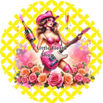 L184 icing frosting party girl 20cm eetbare taart print top beschikbaar voor biedingen