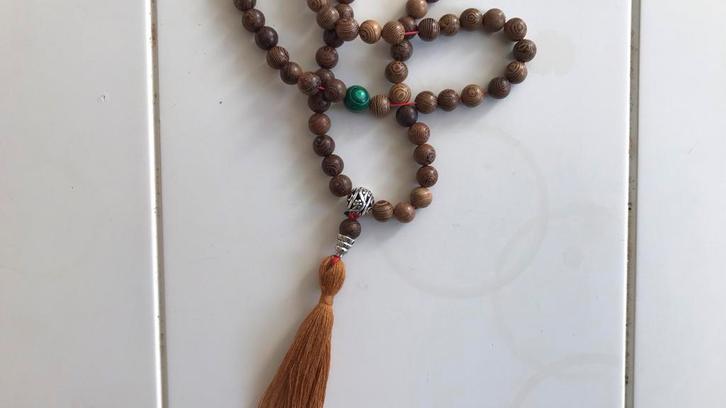 Buryat Darkchan Mala - Boeddhistisch & Sjamanistisch, Sieraden, Tassen en Uiterlijk, Kettingen, Nieuw, Overige materialen, Bruin