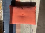 Hay kussen met knoop, Huis en Inrichting, Woonaccessoires | Kussens, Ophalen, Gebruikt, Wit, Vierkant